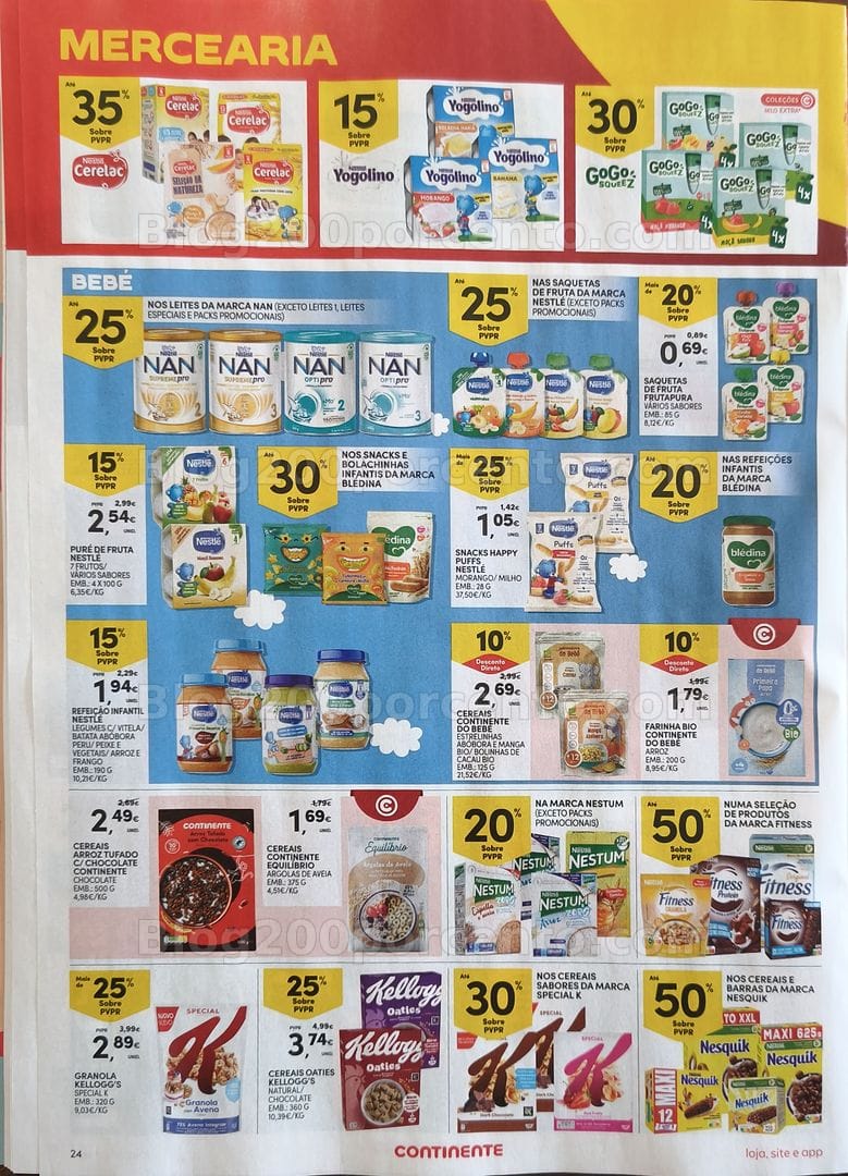Antevisão Folheto CONTINENTE Promoções de 7 a 13 julho